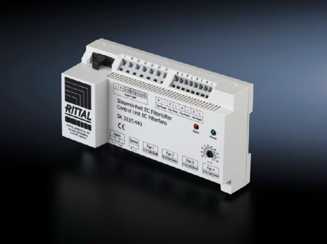 SK3235440 Rittal Air Conditioner EC Speed Controller for EC Fan Control Unit Adjustment Range 5°C...55°C Rated Operating Voltage 100V-250V-Made in Germany-Rittal Cabinet Air Conditioner Rittal Electric Cabinet Rittal Busbar Rittal Fan SK3235.440