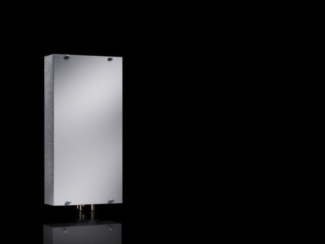 SK3214100 Rittal Air Conditioning Air/Water Heat Exchanger 600W 230V Width 200 Height 500 Depth 100 IP55 Copper/Brass Water Conductive Parts Wall Mounted - Made in Germany - SK3214.100