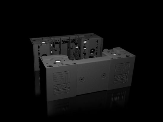 VX8640000 Rittal enclosures VX Base/plinth corner piece, H:100, for W:300, with base/plinth trim panel, front and rear,sheet steel-Made by Rittal in Germany-Rittal cabinet Rittal electrical cabinet Rittal air conditioner Rittal busbar Rittal fan VX8640.000