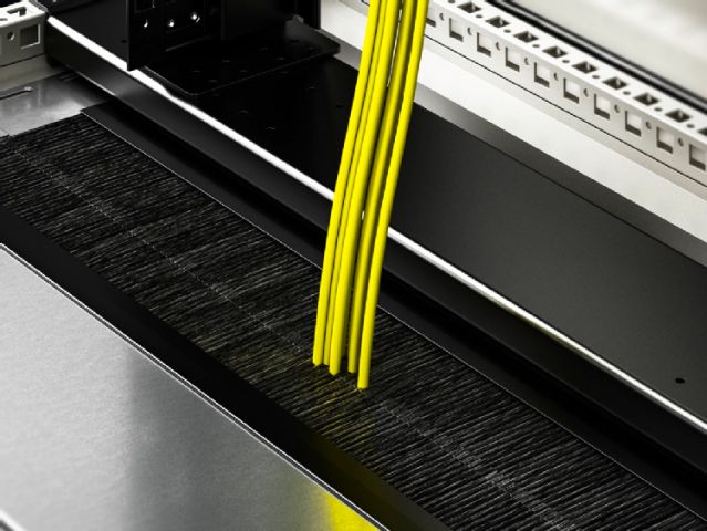 VX5301335 Rittal enclosures VX IT gland plate module with brush strip,for width 800mm,WxD:600x237.5mm,two-piece,sheet steel-Made by Rittal in Germany-Rittal cabinet Rittal electrical cabinet Rittal air conditioner Rittal busbar Rittal fan VX5301.335