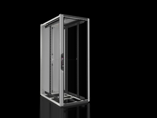 VX5311126 rittal enclosures VX IT,19" mounting angles,standard,front and rear,glazed door,WHD:800x2000x1200mm,42U-Made in Germany by Rittal-Rittal cabinet Rittal air conditioners Rittal electrical cabinets Rittal busbars Rittal fans VX5311.126