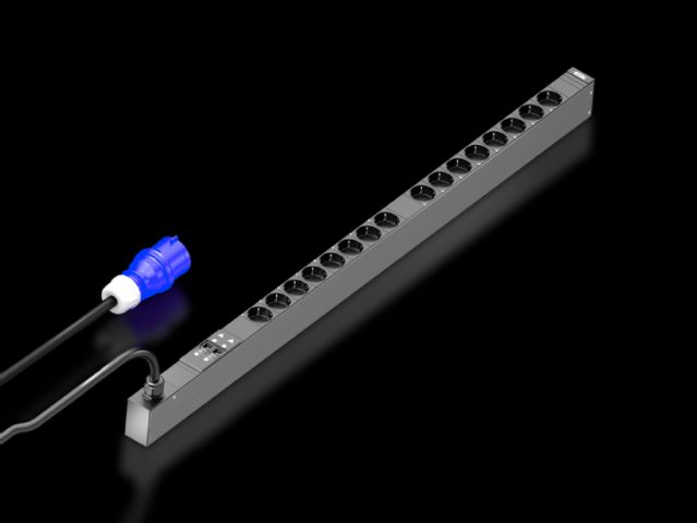 DK7979114 rittal enclosures PDU basic 32A/1P CEE 16xCEE7/3 earthing-pin,DK PDU basic,Compact basic power distributor,WHD:44x1095x70,CEE 7/3:16xearthing-pin-Made in Germany by Rittal - Rittal air conditioning Rittal electric cabinet Rittal busbar Rittal fan Rittal PDU DK7979.114