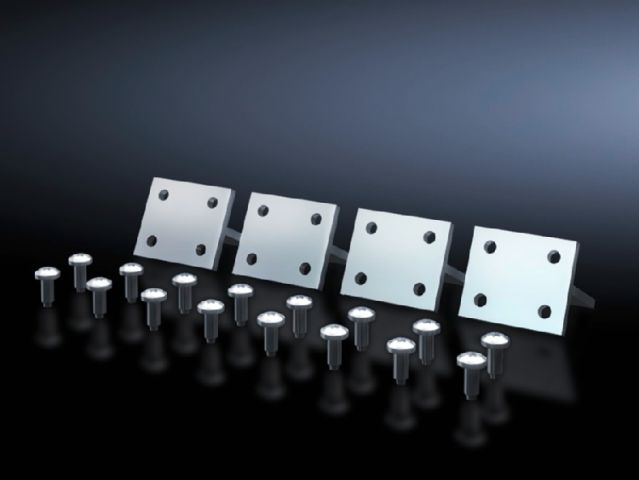 SV9666740 Rittal busbar Equipment support connectors for mounting angles ISV - Rittal air conditioning Rittal electric cabinet Rittal busbar Rittal fan Rittal PDU SV9666.740