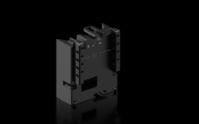 RX9365751 RiLineX extension modules for component adapters and component brackets, width 54 mm and height 60 mm - Rittal cabinets/Rittal air conditioning/Rittal electric cabinet/Rittal fan/Rittal PDU/rittal enclosures RX9365.751