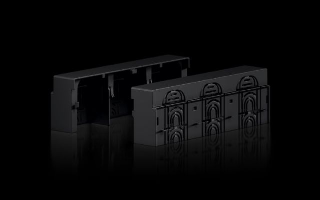 RX9365533 Rittal busbar for NH fuse-switch disconnectors RiLineX connection space cover size 3 - Rittal cabinets/Rittal air conditioning/Rittal electric cabinet/Rittal fan/Rittal PDU/rittal enclosures RX9365.533