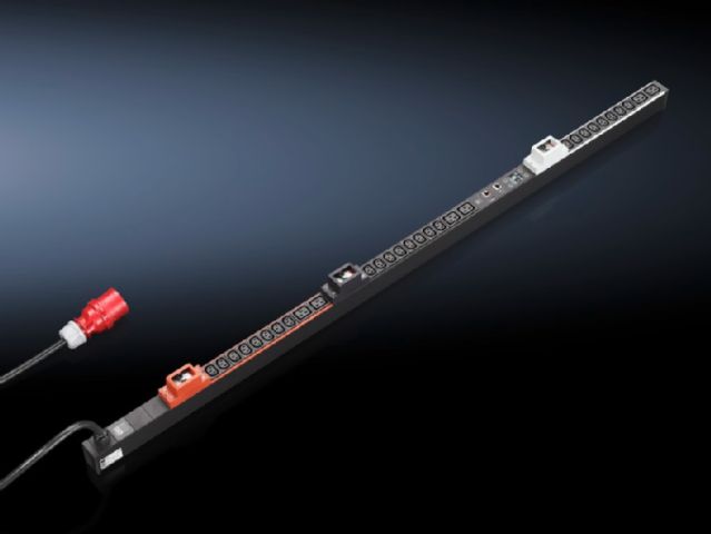 DK7955233 Rittal enclosures PDU international, metered version Width 44mm Depth 62mm Length 1620mm 24xC13,6xC19, black, 3~, 32A -Discontinued Replacement model DK7979237/DK7979.237 - Rittal air conditioning Rittal electric cabinet Rittal busbar Rittal fan Rittal PDU DK7955.233