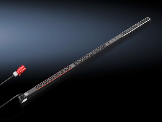 DK7955235 Rittal enclosures PDU international, metered version Width 44mm Depth 62mm Length 1665mm 42xC13, black,CEE,3~,16A -Discontinued Replacement model DK7979242/DK7979.242 - Rittal air conditioning Rittal electric cabinet Rittal busbar Rittal fan Rittal PDU DK7955.235