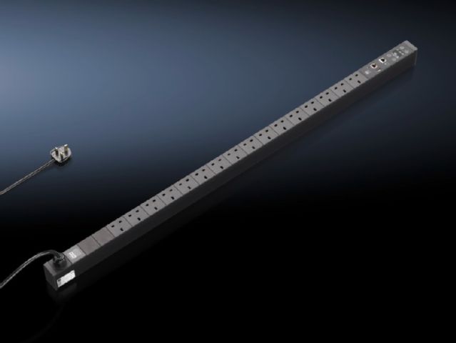 DK7955520 Rittal enclosures PDU UK, metered version Width 44mm Depth 62mm Length 1210mm 16xBS 1363, black,UK ,1~,13A - Discontinued Replacement model DK7979821/DK7979821 - Rittal air conditioning Rittal electric cabinet Rittal busbar Rittal fan Rittal PDU DK7955.520