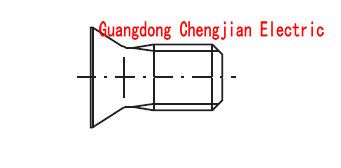 RP3686916 Heitec Subracks Countersunk screw similar to ISO 7046-1-4.8-Z-A2K size M2.5*5-Rittal Subracks, Heitec panel, Heitec auxiliary cable puller, Heitec backplane, Heitec VPX, Heitec CPCI RP3686.916