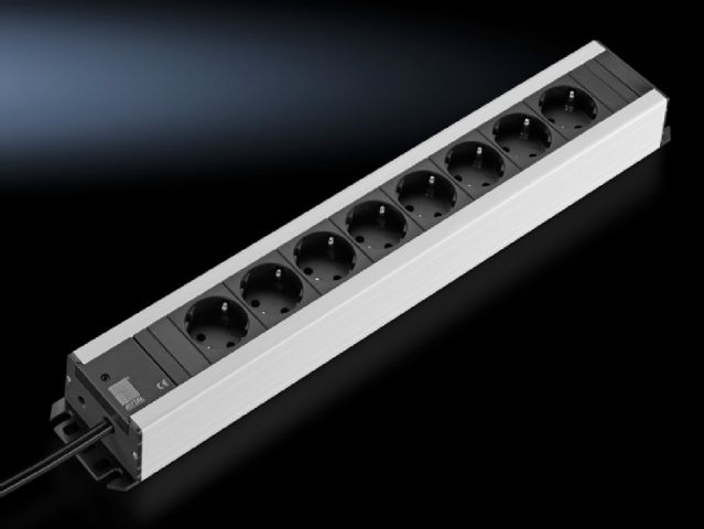 DK7000630 Rittal enclosures Socket strip in a plastic housing - Rittal air conditioning Rittal electric cabinet Rittal busbar Rittal fan Rittal PDU DK7000.630