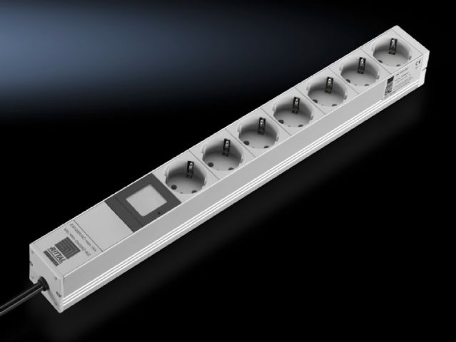 DK7240301 Rittal enclosures Socket strip with power measurement - Rittal air conditioning Rittal electric cabinet Rittal busbar Rittal fan Rittal PDU DK7240.301