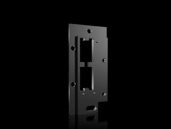 SV9686300 Rittal busbar bracket N pole for busbar 50x10mm for installing N pole or PEN single-phase grounding conductor. This bracket is fixed to the cabinet frame-Rittal cabinets/Rittal air conditioning/Rittal electric cabinet/Rittal fan/Rittal PDU/rittal enclosures SV9686.300