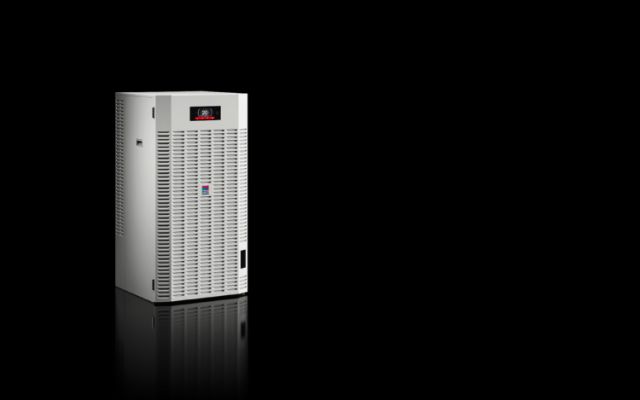 SK3334440 Rittal Air Conditioning Hybrid IT Blue e+ Chiller, 5kW, 380V-415V, Width 450mm, Height 1020mm, Depth 710mm -Rittal cabinets/Rittal air conditioning/Rittal electric cabinet/Rittal fan/Rittal PDU/rittal -SK3334.440