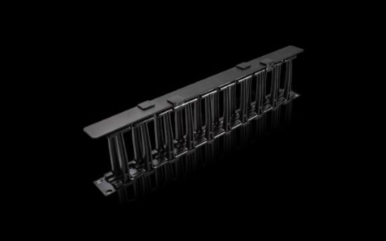 DK9969736 Rittal cabinet Mount Cable Management System, 19-inch 1U, Black-Rittal enclosures/Rittal air conditioning/Rittal electric cabinet/Rittal fan/Rittal PDU-DK9969.736