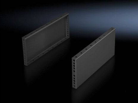 TS8602080 Rittal cabinet side base guard plate, 200mm high, for cabinets 800mm wide, made of RAL7022 steel plate-Rittal enclosures/Rittal air conditioning/Rittal electric cabinet/Rittal fan/Rittal PDU-TS8602.080