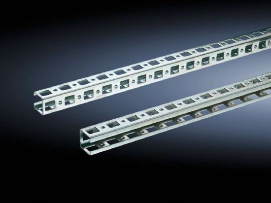 TS4169500 Rittal Cabinet Perforated rails are installed via a plug-in system using the Flex-Block design, reaching depths of up to two planes, for cable routing rail installation-Rittal enclosures/Rittal air conditioning/Rittal electric cabinet/Rittal fan/Rittal PDU-TS4169.500