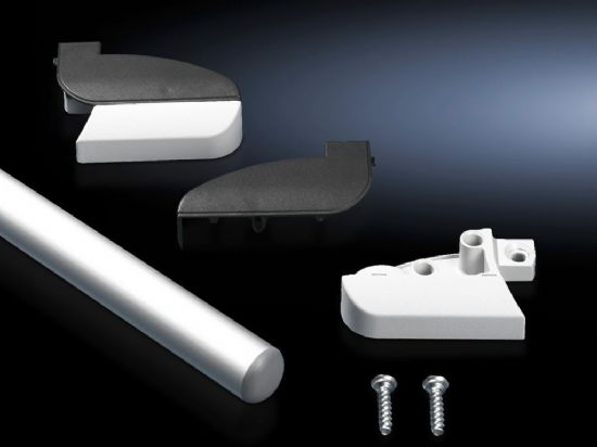 CP6385050 Rittal cabinet handle kit for Optipanel front panel, height 500, vertical mounting-Rittal enclosures/Rittal air conditioning/Rittal electric cabinet/Rittal fan/Rittal PDU-DK6385.050
