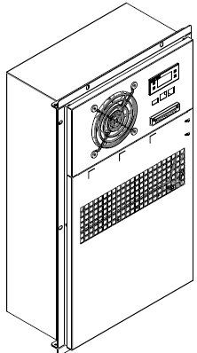SK1194325 Rittal Air Conditioner Outdoor Type 230V 1000W Width 446mm, Height 950mm, Depth 170mm, Protection Rating IP55-Rittal enclosures/Rittal air conditioning/Rittal electric cabinet/Rittal fan/Rittal PDU-SK1194.325