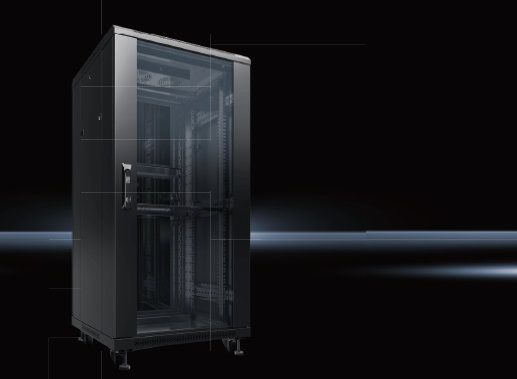 FR7926142 Rittal Enclosure Network Cabinet, 42U, 600mm wide x 1255mm high x 600mm deep-Rittal cabinet/Rittal air conditioning/Rittal electric cabinet/Rittal fan/Rittal PDU-FR7926.142