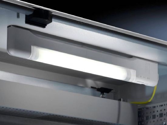 SZ4140110 Rittal Enclosure Mounted Compact Lighting Fixture, 8W 24VDC, Width 455mm, Height 59mm, Depth 24mm, Yellow-Rittal cabinet/Rittal air conditioning/Rittal electric cabinet/Rittal fan/Rittal PDU-SZ4140.110