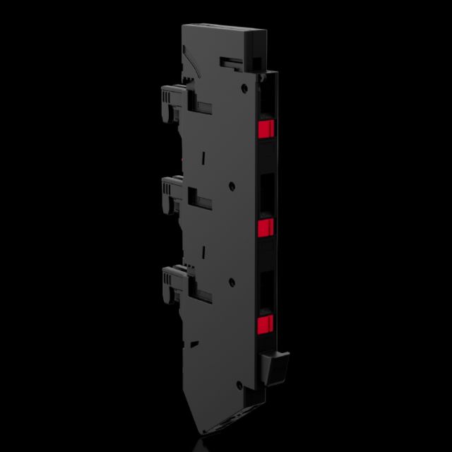 RX9364002 Rittal Busbar System RiLineX Fuse Holder (Width 18, Height 263, Depth 123.5; Current 30A; Class C Fuse)-Rittal cabinet/Rittal air conditioning/Rittal electric cabinet/Rittal fan/Rittal PDU-RX9364.002
