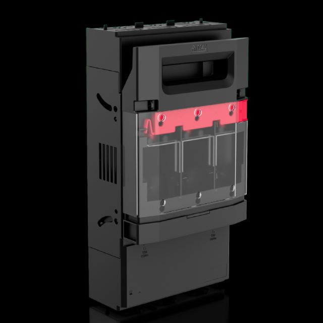 RX9363316 Rittal Busbar System RiLineX NH Fuse-Switch-Disconnector Dimensions: W250xH349 D130, Size 3, M10 Screw Connection, with Electronic Fuse Monitoring-Rittal cabinet/Rittal air conditioning/Rittal electric cabinet/Rittal fan/Rittal PDU-RX9363.316