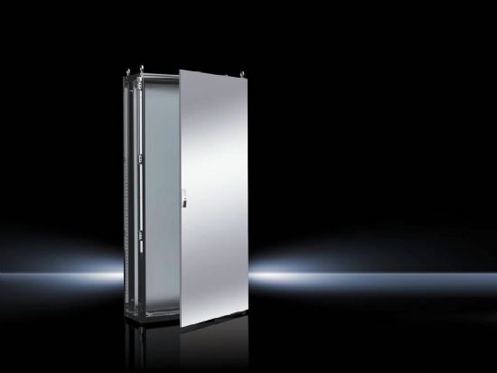 TS8454600 Rittal Enclosure Stainless Steel Parallel Cabinet System TS8 800mm wide, 1800mm high, 400mm deep; Mounting plate width 699mm, height 1696mm; 1 door; IP55-Rittal cabinet/Rittal air conditioning/Rittal electric cabinet/Rittal fan/Rittal PDU-TS8454.600