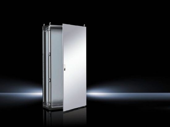 TS8455600 Rittal Enclosure Stainless Steel Parallel Cabinet System TS8 800mm wide, 1800mm high, 500mm deep; Mounting plate width 699mm, height 1696mm; 1 door; IP55-Rittal cabinet/Rittal air conditioning/Rittal electric cabinet/Rittal fan/Rittal PDU-TS8455.600