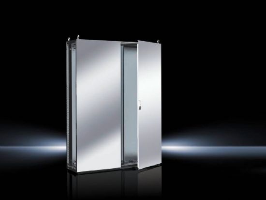 TS8453600 Rittal Enclosure Stainless Steel Parallel Cabinet System TS8 1200mm wide, 1800mm high, 500mm deep; Mounting plate width 1099mm, height 1696mm; 2 doors; IP55-Rittal cabinet/Rittal air conditioning/Rittal electric cabinet/Rittal fan/Rittal PDU-TS8453.600