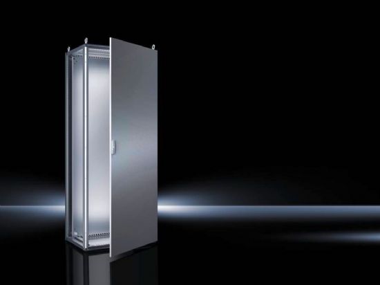 TS8450600 Rittal Enclosure Stainless Steel Parallel Cabinet System TS8 800mm wide, 2000mm high, 600mm deep; Mounting plate width 699mm, height 1896mm; 1 door; IP55-Rittal cabinet/Rittal air conditioning/Rittal electric cabinet/Rittal fan/Rittal PDU-TS8450.600