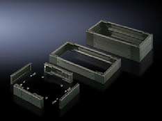 SO2847200 Rittal enclosure plinth: 4 corner pieces, front/rear 200mm trim panels (1 each), front/rear 100mm trim panels (2 each); complete PS4000S plinth (height 200mm, depth 750mm) for Rittal enclosure (width 600mm, depth 800mm)-Rittal cabinet/Rittal air conditioning/Rittal electric cabinet/Rittal fan/Rittal PDU-SO2847.200