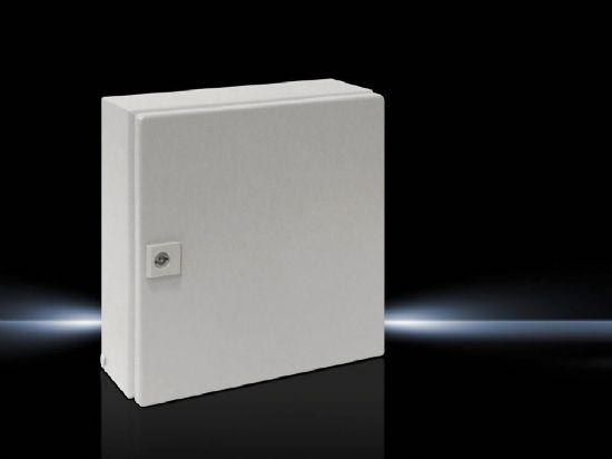 EB1555500 Rittal Enclosure Compact Control Box, 300mm wide, 300mm high, 120mm deep; Mounting Plate, 275mm wide, 285mm high; IP66 Waterproof-Rittal cabinet/Rittal air conditioning/Rittal electric cabinet/Rittal fan/Rittal PDU-EB1555.500