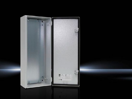 EB1557500 Rittal Enclosure Compact Control Box, 200mm wide, 500mm high, 120mm deep; Mounting Plate, 175mm wide, 485mm high; IP66 Waterproof-Rittal cabinet/Rittal air conditioning/Rittal electric cabinet/Rittal fan/Rittal PDU-EB1557.500