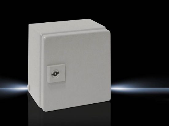 EB1553500 Rittal Enclosure Compact Control Box, 150mm wide, 150mm high, 120mm deep; Mounting Plate, 125mm wide, 135mm high; IP66 Waterproof-Rittal cabinet/Rittal air conditioning/Rittal electric cabinet/Rittal fan/Rittal PDU-EB1553.500