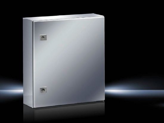 AE1015600 Rittal Enclosure Stainless Steel Compact Control Enclosure IP66Width 400, Height 500, Depth 210; Mounting Plate Width 354, Height 475; 1 Door-Rittal cabinet/Rittal air conditioning/Rittal electric cabinet/Rittal fan/Rittal PDU-AE1015.600