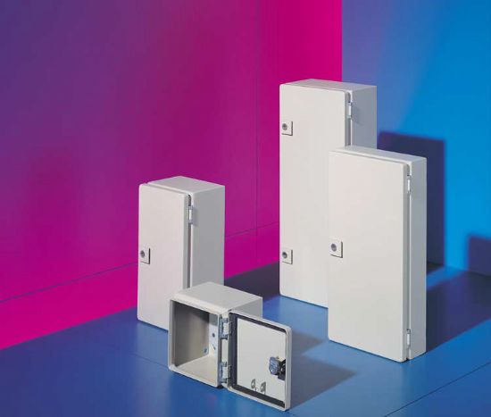 EB1556800 Rittal Enclosure, E-type box, EB width 300, height 400, depth 120, mounting plate width 275, height 385, impregnated with primer RAL7044-Rittal cabinet/Rittal air conditioning/Rittal electric cabinet/Rittal fan/Rittal PDU-EB1556.800