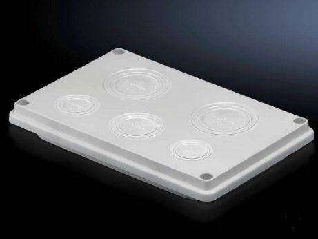 SV9665760 Rittal enclosure cable entry gland plate, width 250 depth 160, for roof plate-Rittal cabinet/Rittal air conditioning/Rittal electric cabinet/Rittal fan/Rittal PDU-SV9665.760